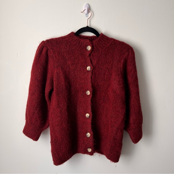 Vero Moda Red Sweater with buttons - Picture 2 of 8